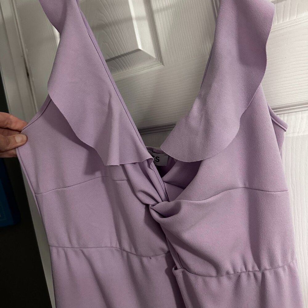 US 20-22 Long Tall Sally Midi Formal Lavender Purple Wedding Guest Dress